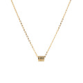 2021 Fashion Geometric Gold Chain Necklace Jewelry Dainty Tiny Charm Women Choker Pendant Necklace